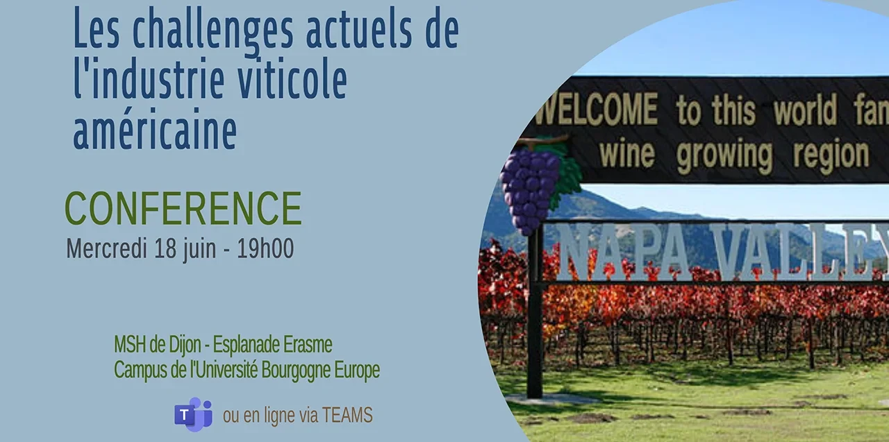 Une conférence pour découvrir les challenges de la viticulture américaine