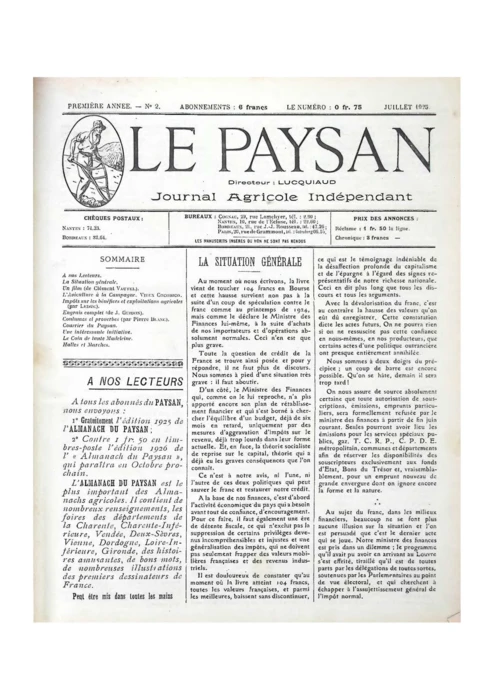 N°07 - Juillet 1925